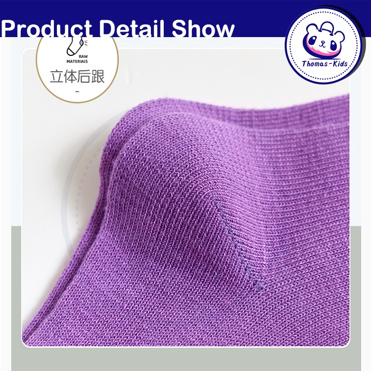 [THOMAS Kids] 5 Đôi Vớ Thời Trang Họa Tiết Hoạt Hình Siêu Nhân Cho Bé Trai 1-11 Tuổi