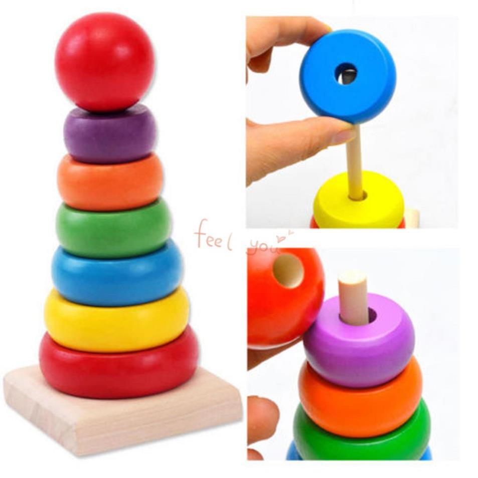 Xếp chồng - Tháp màu RainBow