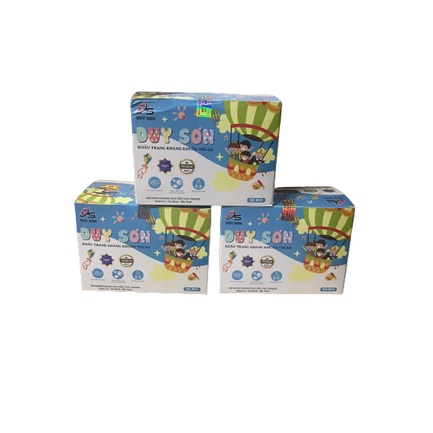 Khẩu trang y tế 4 lớp kháng khuẩn cho bé chính hãng Duy Sơn