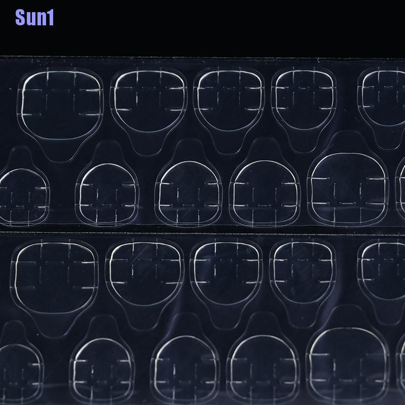 (Hàng Mới Về) Bộ 240 Miếng Dán Móng Tay 2 Mặt Tiện Lợi