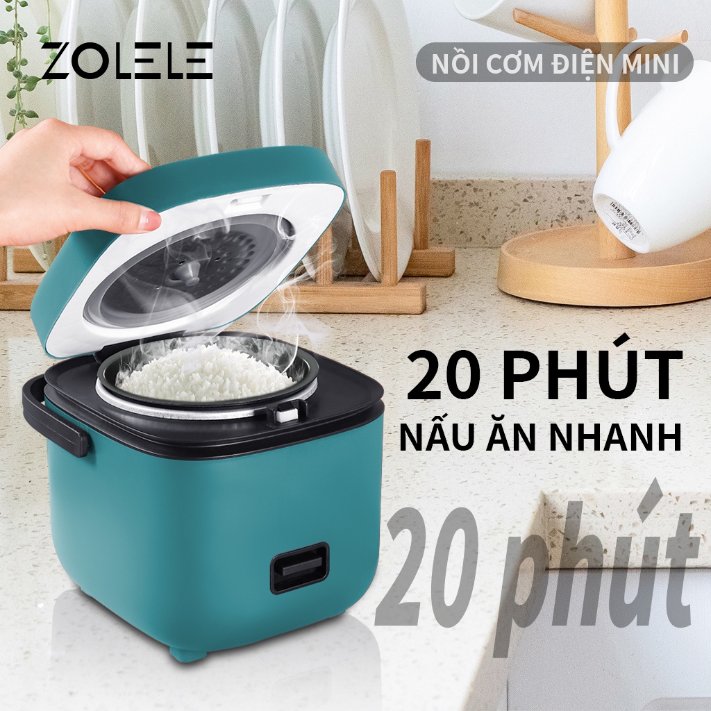Nồi cơm điện mini ZOLELE ZB001 1.2L (Lòng nồi 800ml)
