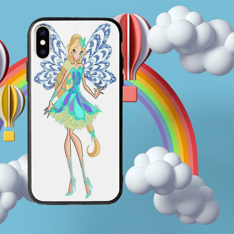Ốp Cao Cấp 11 Pro Max Hình Hình cánh bướm Winx Đẹp SATIVE Cho Iphone 12/11/Pro/Max/Xr/XsMax/8/7Plus
