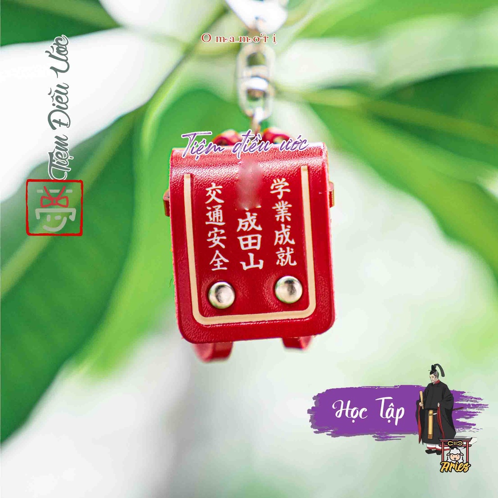 Móc khóa Omamori Cặp Học Sinh - Học Tập và An Toàn Giao Thông, Nhật Bản, hàng thật