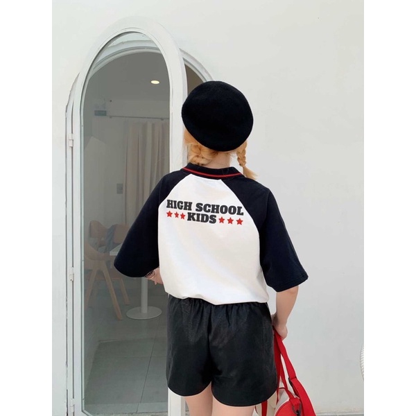 Polo High School Kids (Đen và Trắng) | BigBuy360 - bigbuy360.vn