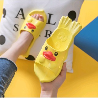 Dép vịt vàng siêu cute phong cách Hàn Quốc- Đi trong nhà- Đi du lịch