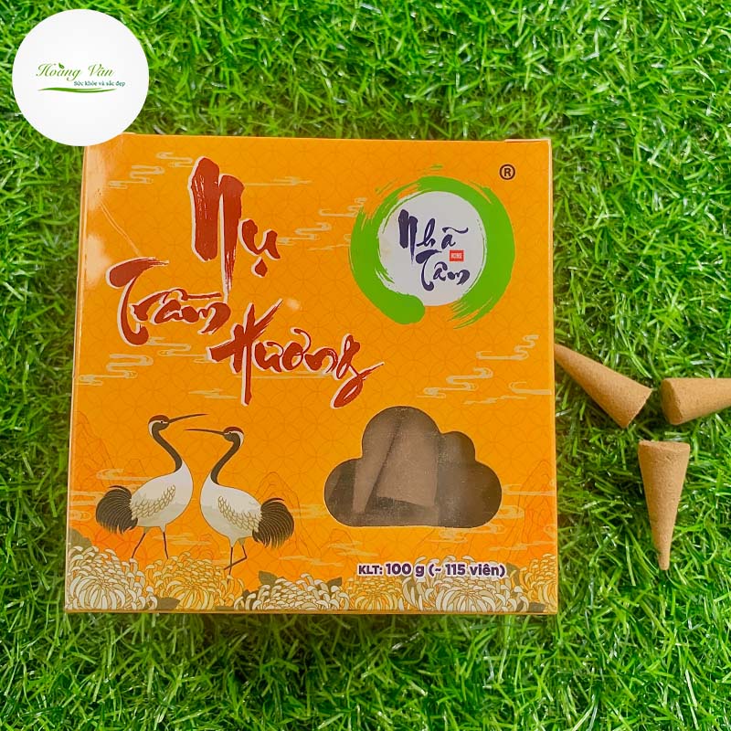 Nhang nụ trầm hương Nhã Tâm - Hộp Giấy 100 gram