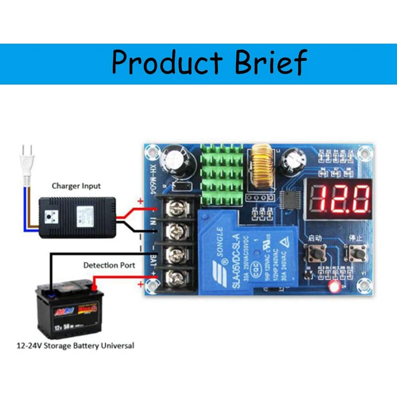Bảng Mạch Bảo Vệ Pin Sạc Điều Khiển Xh-M604