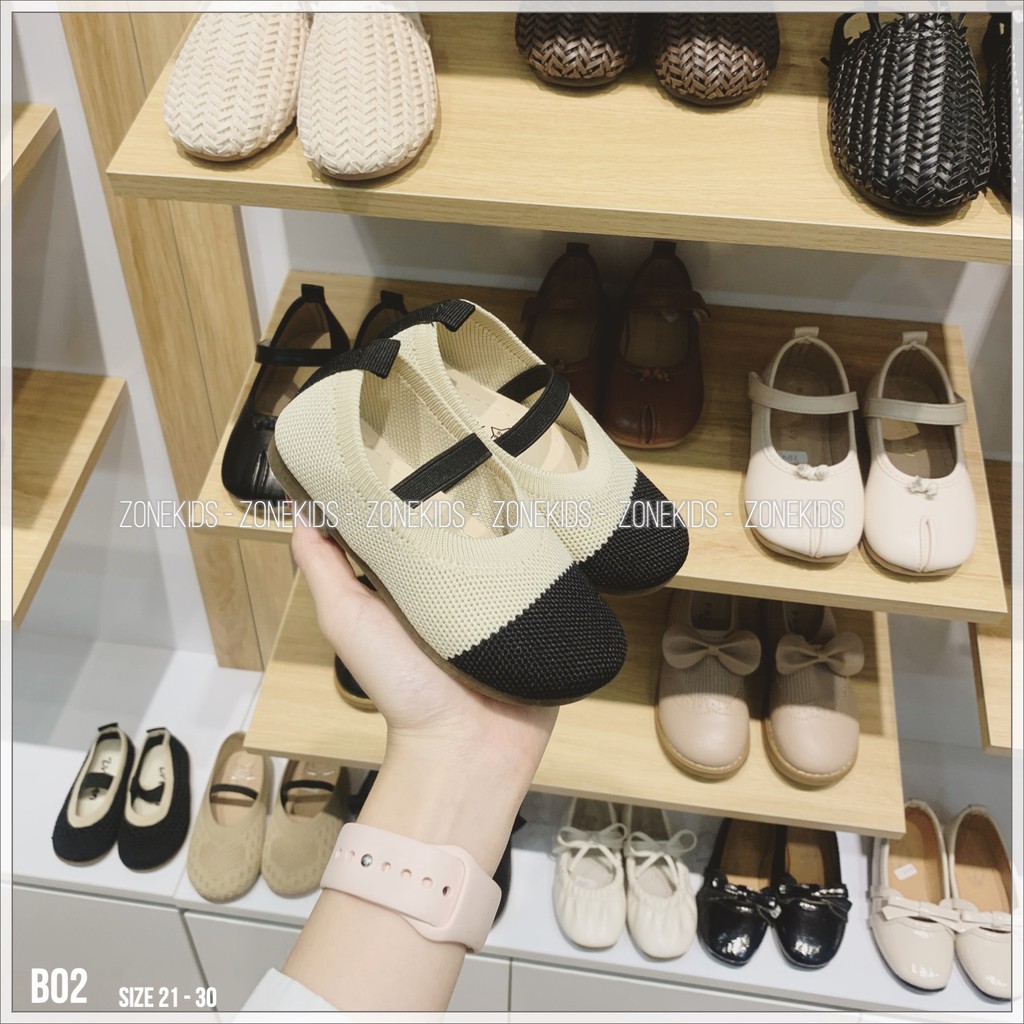 Giày vải phối màu cho bé Zonekids - B02