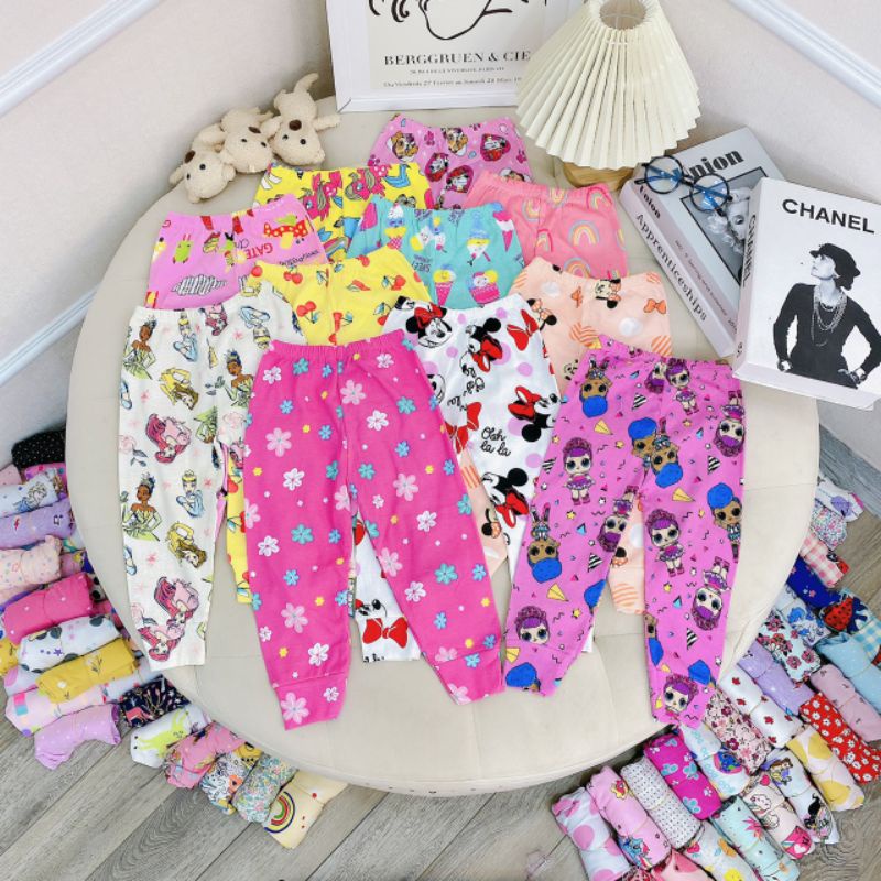 Combo 10q Dài - Quần Chục Dài Cotton Bozip Hàng Đẹp Cho Bé Trai - Bé Gái