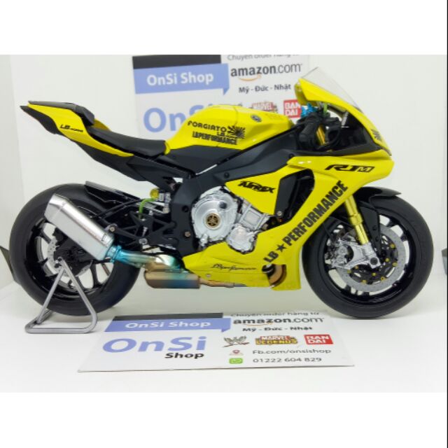 YAMAHA YZF - R1 TAMIYA 1/12 MÔ HÌNH XE  MOTOR ĐỘ (LB)