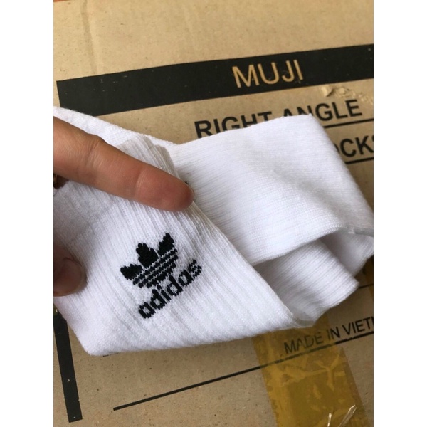 Tất Vớ Thể Thao Adidas Chính Hãng Sét 5 Đôi Xù Dày Xuất Dư Xịn Unisex Kháng Khuẩn