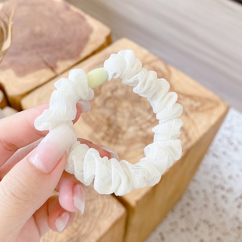 Dây Buộc Tóc Cao Su Màu Kẹo Đơn Giản Thời Trang Hàn Quốc Cho Nữ