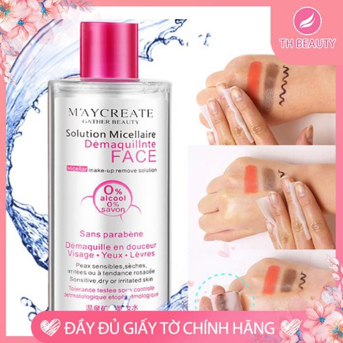 &lt;THẬT 100%&gt; Nước tẩy trang Maycreate suối khoáng 300ml