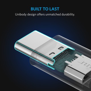 [Freeship toàn quốc từ 50k] Bộ chuyển đổi ANKER từ USB-C ra Micro-USB - B8174