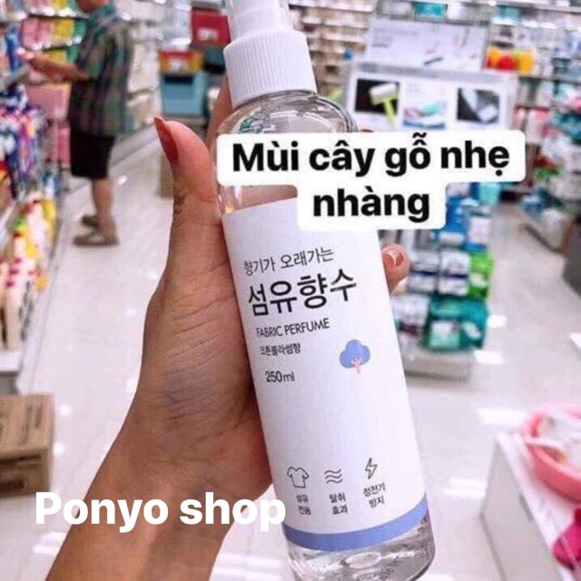 Nuoc xịt thơm quần áo