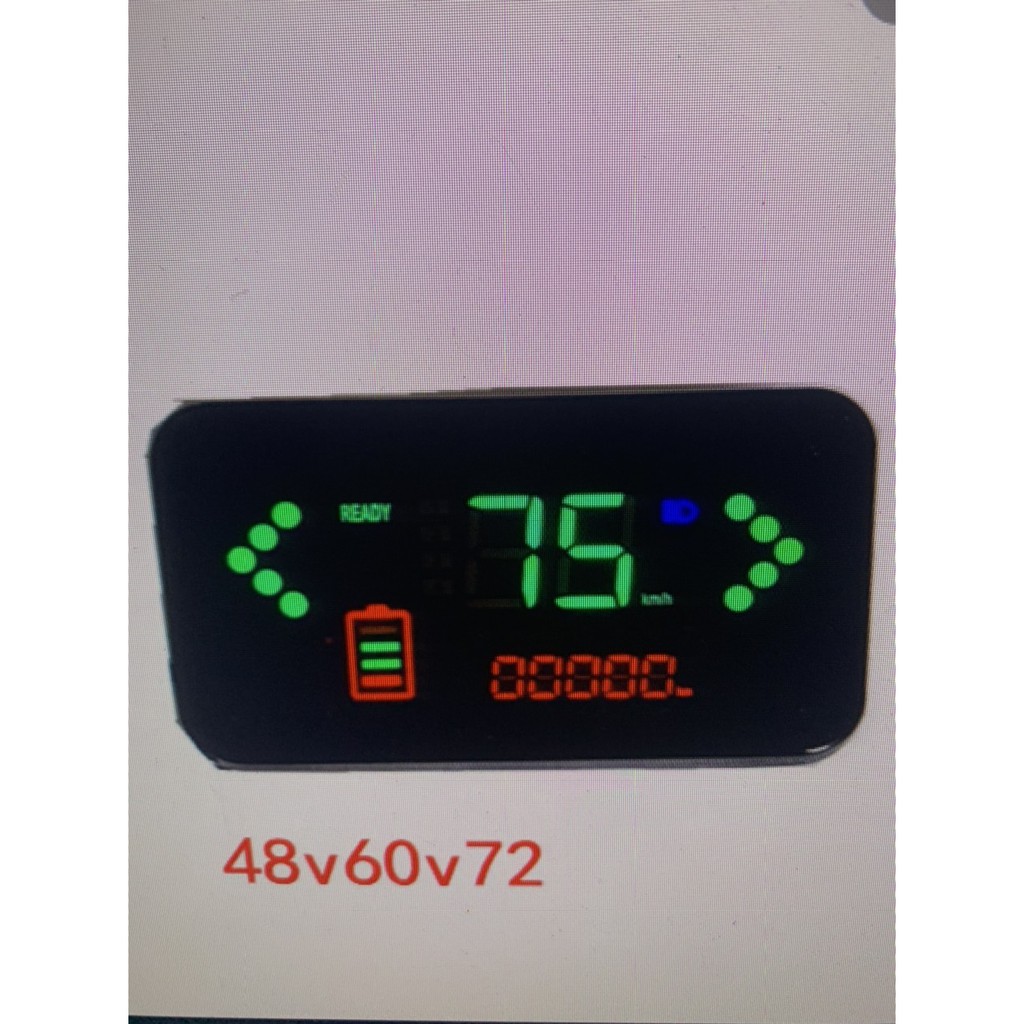 Mặt đồng hồ xe đạp điện báo 48V-60V-72V