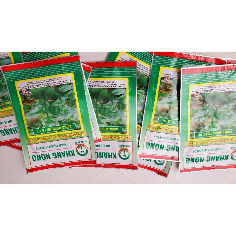 Hạt giống mồng tơi lá to - Hạt giống &amp; cây trồng nhà nông
