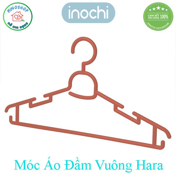 [ Set 10] Móc Quần Áo Vuông Hara 180 Tiện Lợi, Móc Áo Đầm Vuông Cao Cấp Inochi