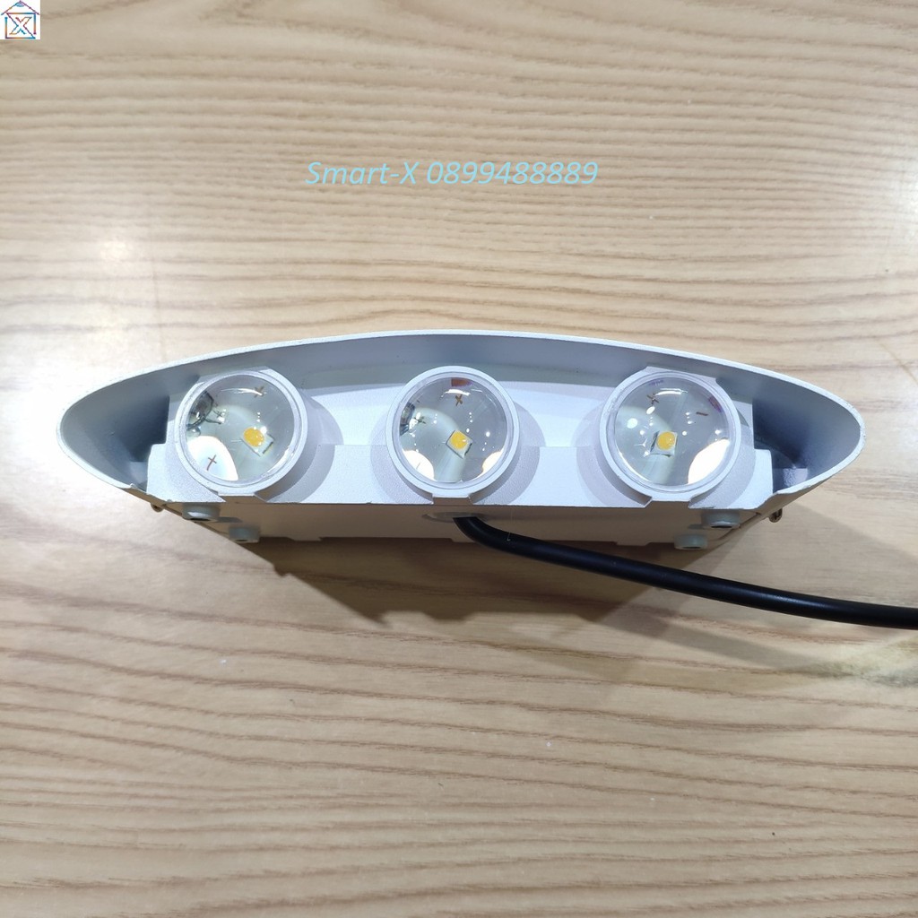 ĐÈN HẮT TƯỜNG 2 ĐẦU , 6 MẮT LED HÀNG ĐẸP