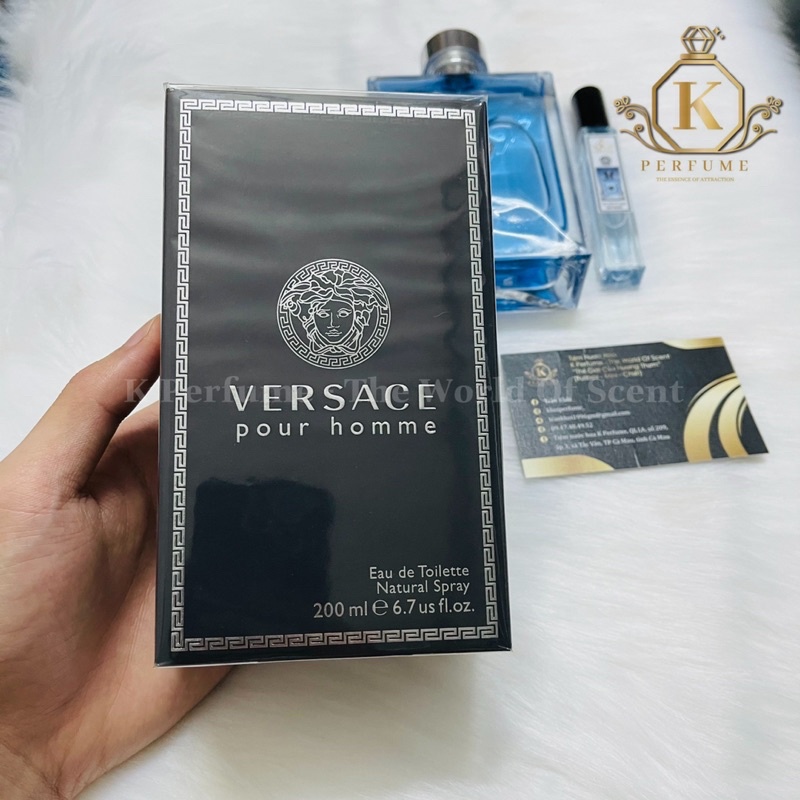 [K Perfume Chính Hãng] Nước Hoa Nam Versace Pour Homme | Thế Giới Skin Care