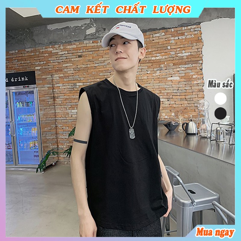 Áo tank top nam nữ form rộng, áo ba lỗ thể thao tập gym đẹp giá rẻ freeship mã AT10