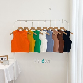Áo croptop SN Poco trơn 2BD705A Friday