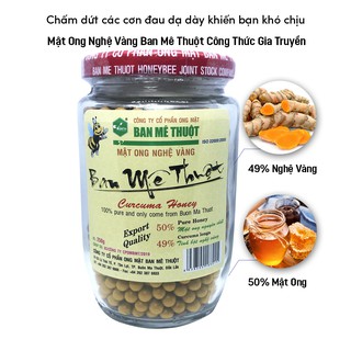 Mật ong nghệ viên vàng 250gr