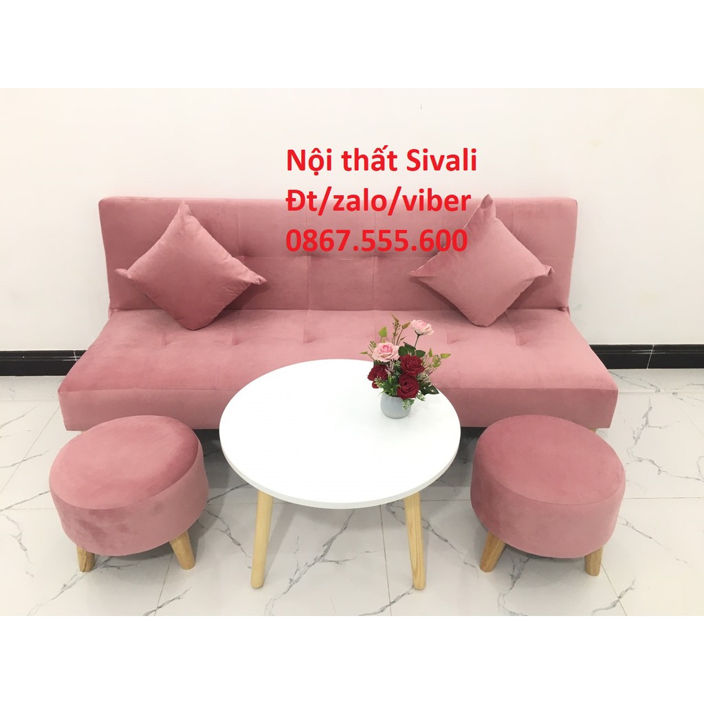 Bộ ghế sofa bed, sofa giường phòng khách Sivali, salon, sopha, sa lông, sô pha