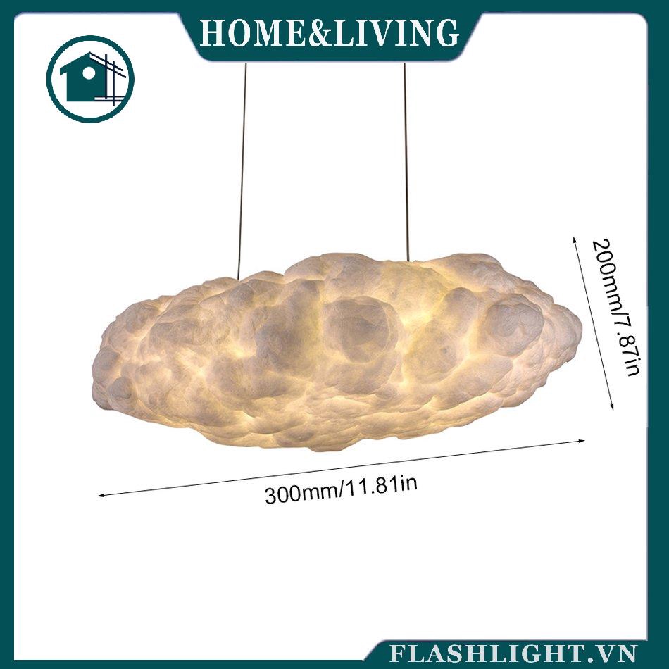 Đèn chùm hình đám mây trang trí phòng khách 30x20cm