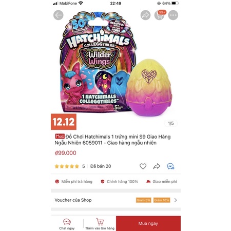 Hatchimals mùa 9 full box túi chính hãng