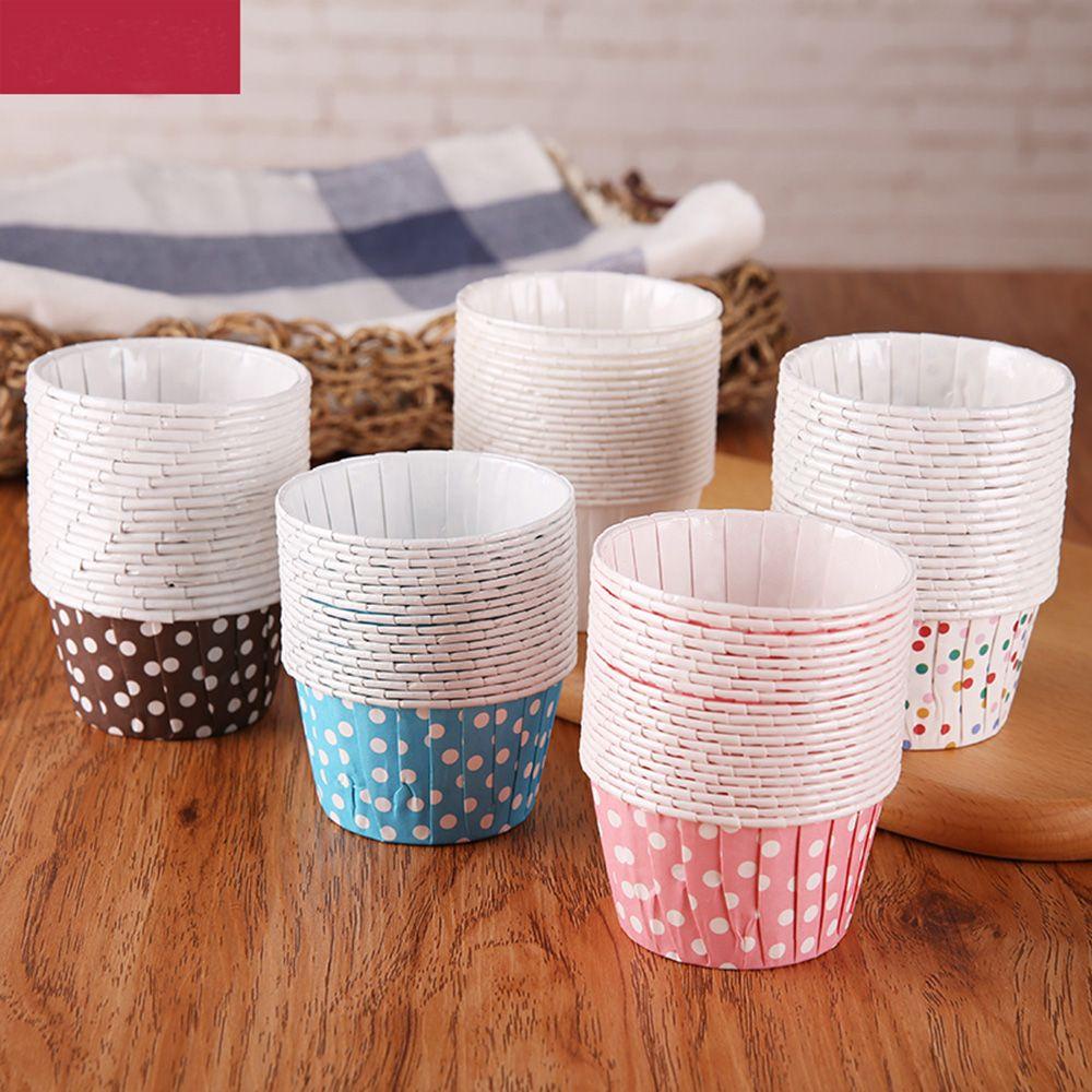 WONDER Bộ 100 Cốc Làm Bánh Cupcake Chống Mỡ
