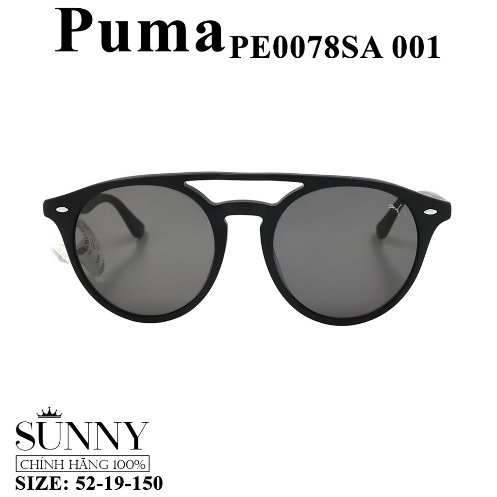 [Mã FARSBR241 giảm 15k đơn 0đ] PE0078SA - mắt kính Puma chính hãng ITALIA, bảo hành toàn quốc