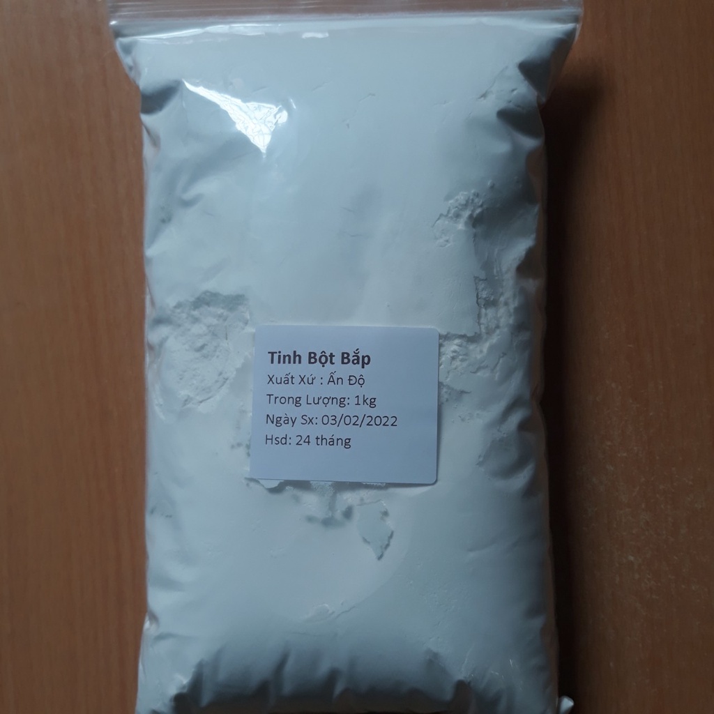 Tinh bột bắp, bột ngô Ấn Độ gói 1kg