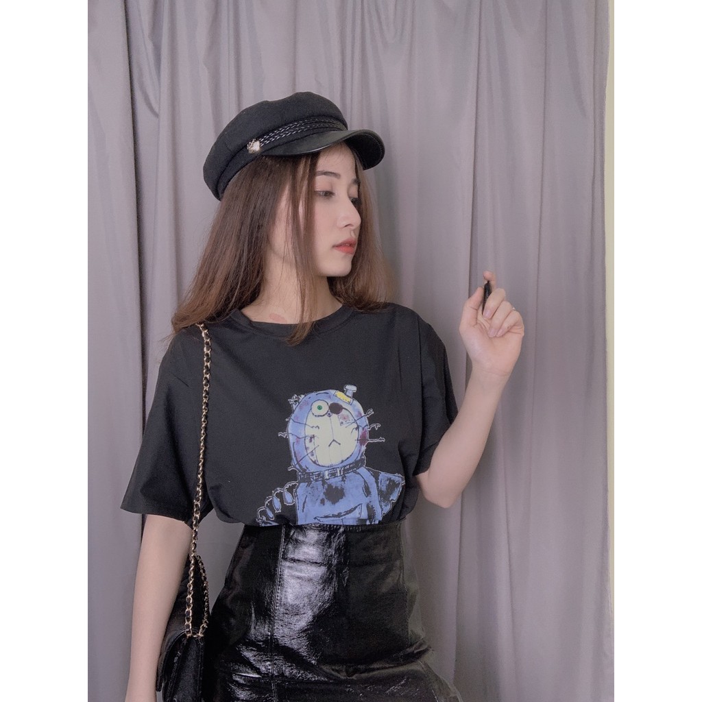 Áo Thun nữ Tay Lỡ Ulzzang Unisex - Liti shop