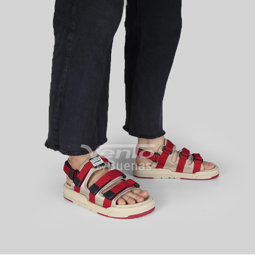 Giày sandal nam nữ NV-1001-đỏ be-Giày Dép Sandal Vento Chính Hãng quay ngang học sinh