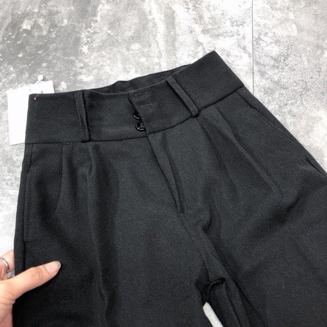 Quần baggy, quần tây nữ công sở cạp cao 3 khuy size 40-85kg PH550