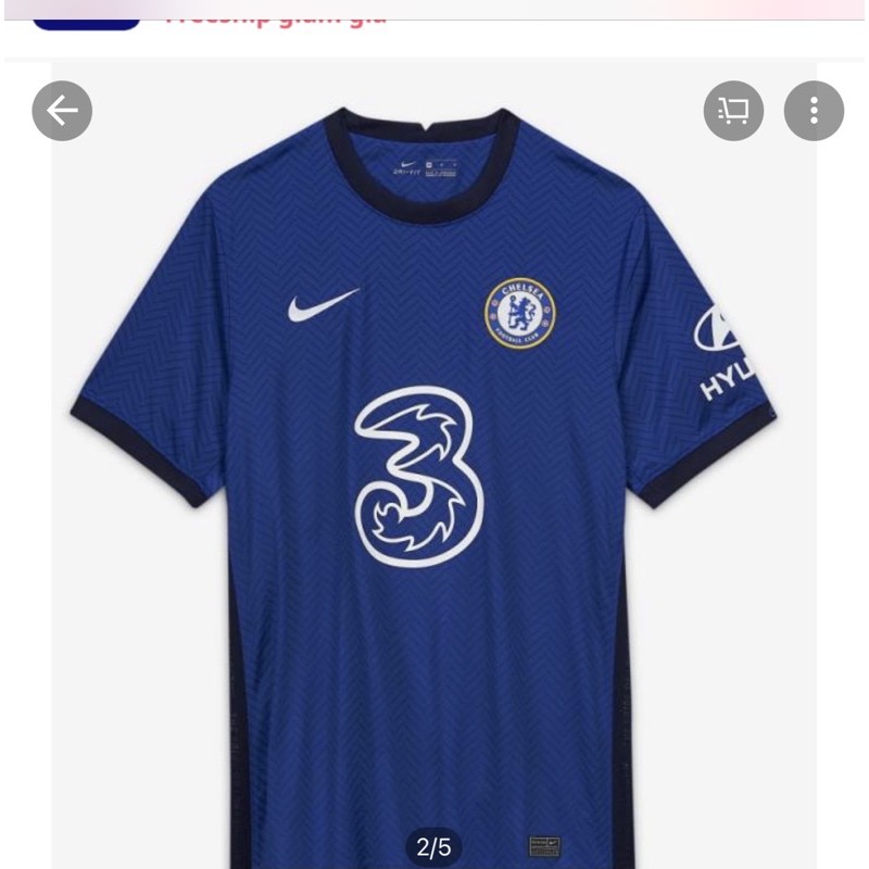 Áo Thi Đấu Sân Nhà Chelsea màu xanh dương 20/21