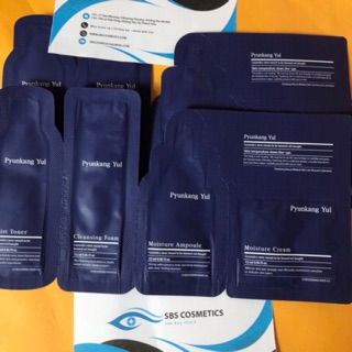 Mẫu thử Bộ dưỡng da Pyunkang yul Essence toner, moisture serum, Balancing gel, Nutrition cream