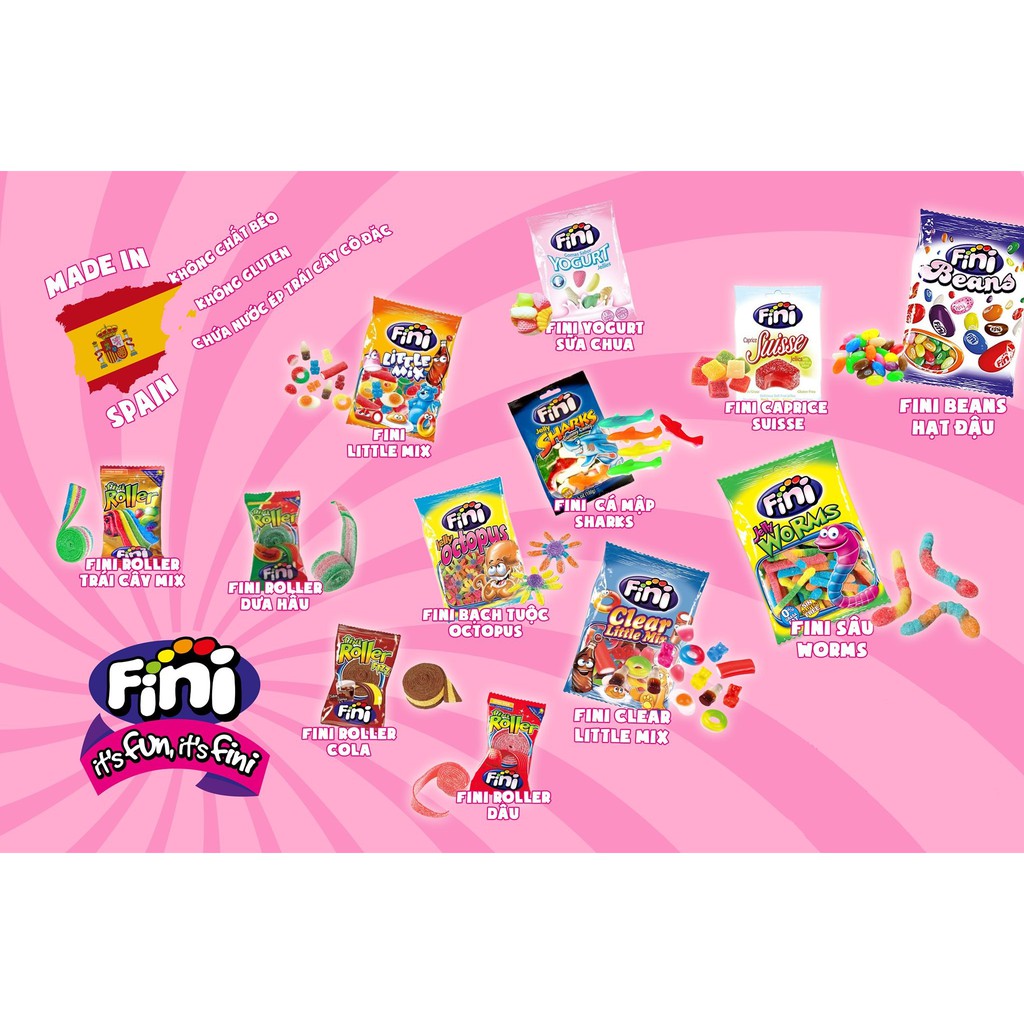 Kẹo dẻo Fini gói 100gr