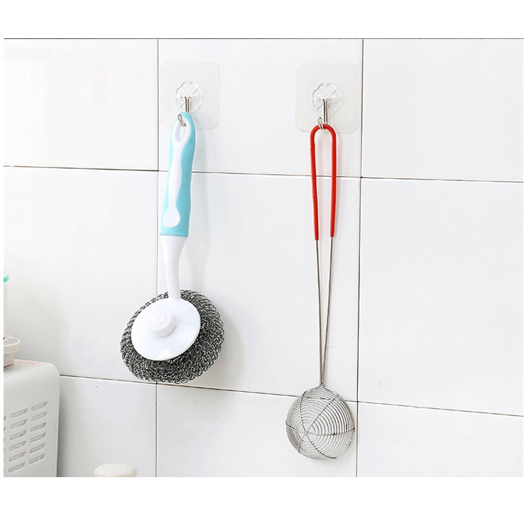 1 móc dán tường siêu dính siêu chắc chắn, siêu chịu lực, móc treo đồ vật tiện lợi