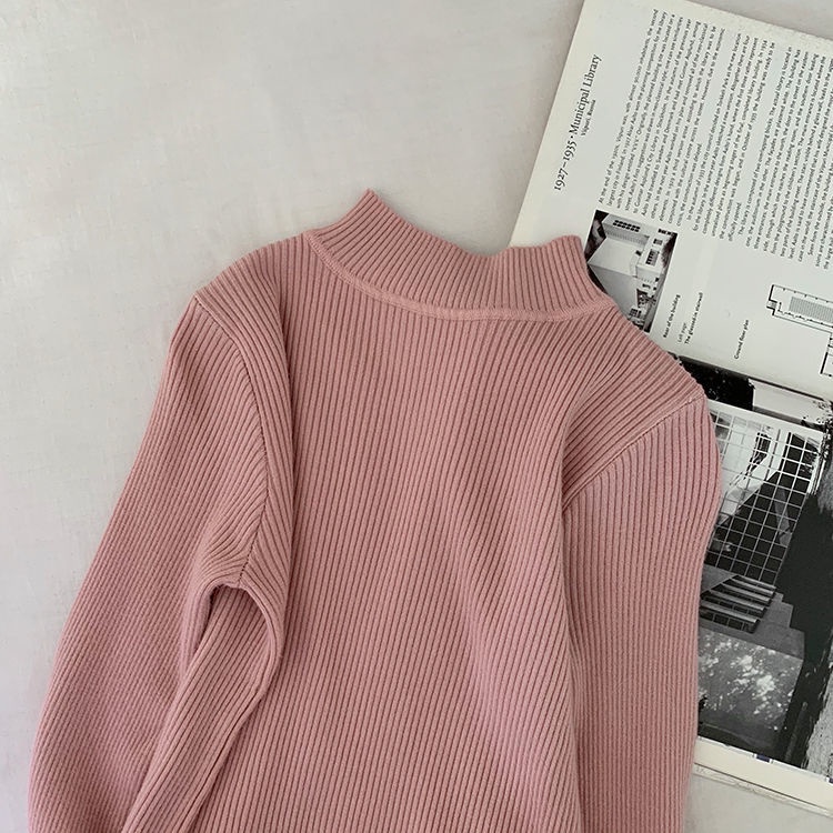 Áo Sweater cổ lọ thiết kế mới thời trang dành cho mùa thu đông