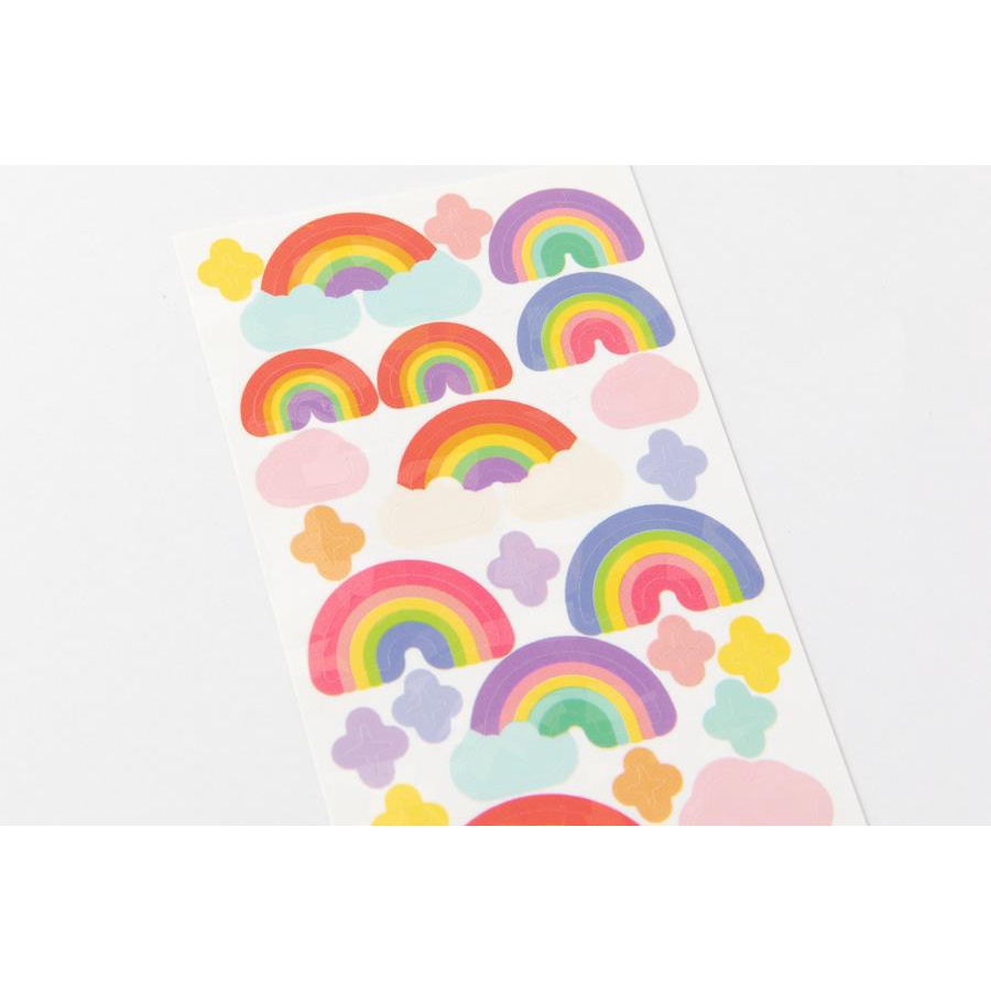 Set 2 Tấm Sticker ARTBOX Hàn Quốc Cầu Vồng Hologram Lấp Lánh Dễ Thương