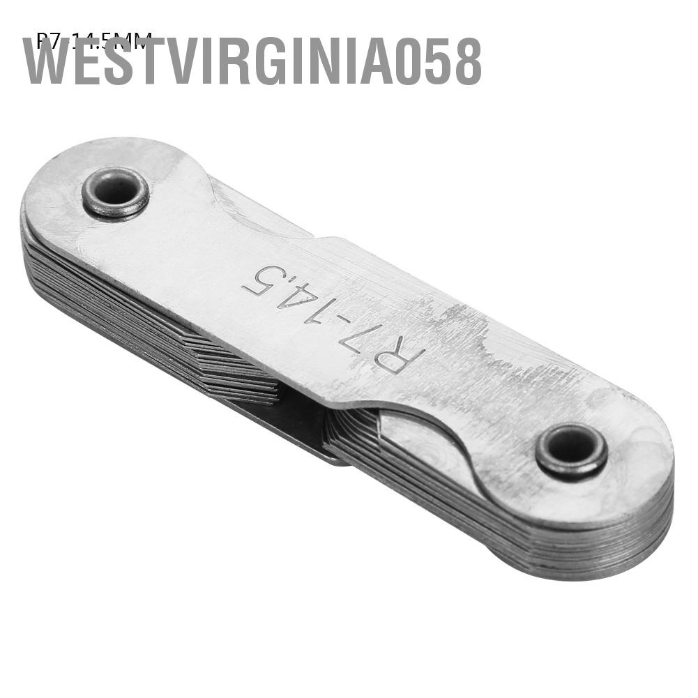 Có thể bán buôn Máy đo bán kính phi lê bằng thép không gỉ Bên ngoài Công cụ độ lồi lõm bên trong Westvirginia058 Hàng giao ngay