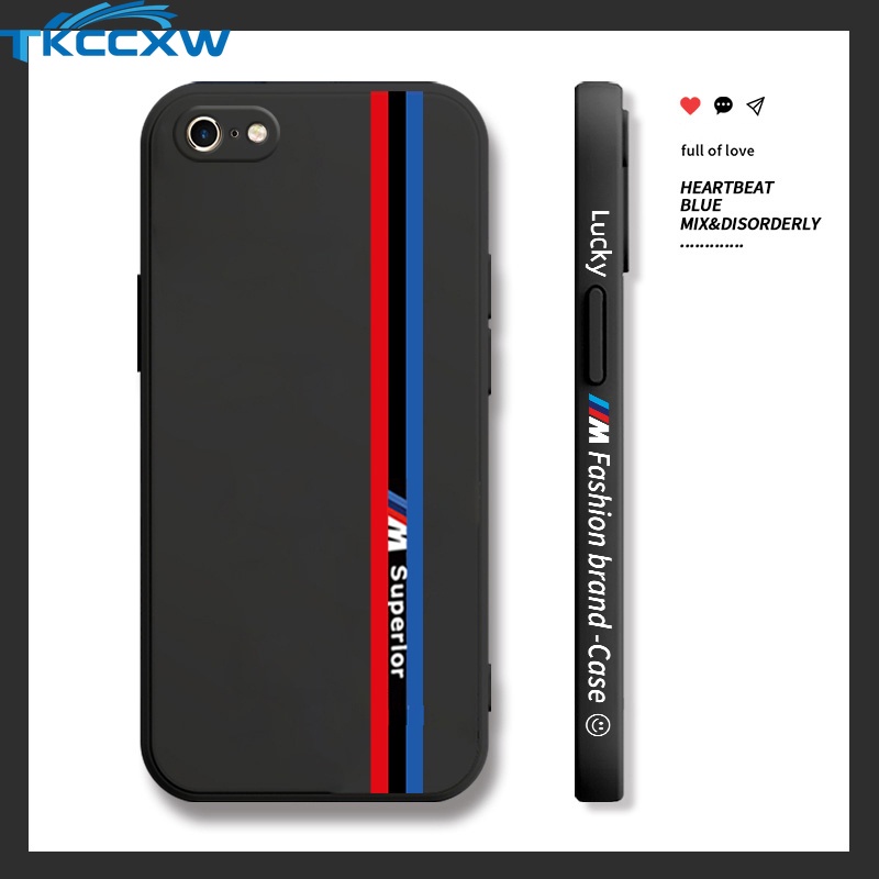 Ốp Điện Thoại Silicon Mềm Hình Vuông Bảo Vệ Camera Cho iPhone 7 8 6 Plus 6S Plus 5 5S SE 2020 SE2