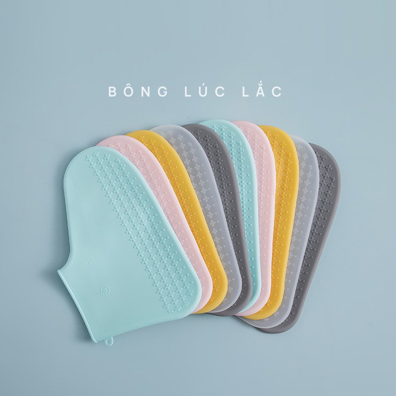 HÀNG CAO CẤP - Bọc giày sillicon đi mưa chống trơn trượt