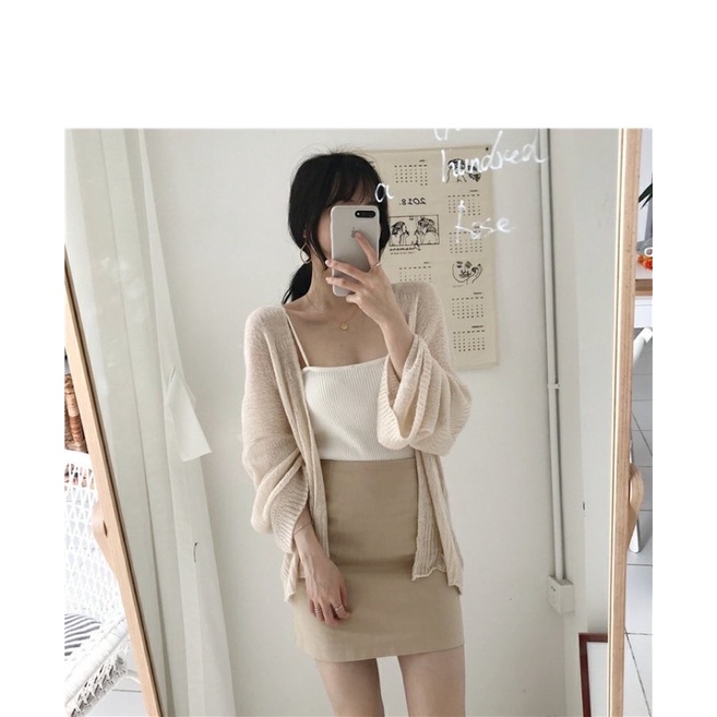 Áo khoác cardigan len mỏng CK206