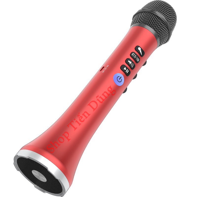 Mic Karaoke Bluetooth cao cấp thế hệ mới L-698 âm thanh tuyệt vời, công suất 15W,hỗ trợ thẻ nhớ TF ghi âm