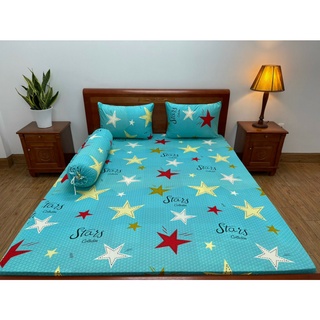 Ga trải giường thun lạnh Hàn Quốc 1.4*2m nệm dưới 20cm