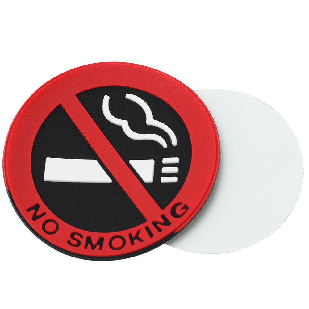 10 Miếng Dán Cảnh Báo &Quot; No Smoking &Quot; Cho Xe Hơi Văn Phòng