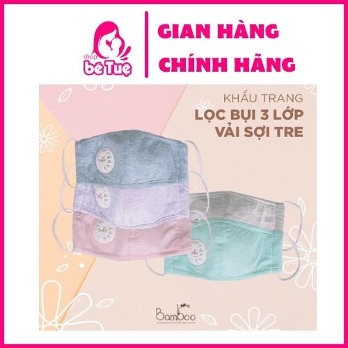 KHẨU TRANG LỌC BỤI 3 LƠP BAMBOO BY LIL